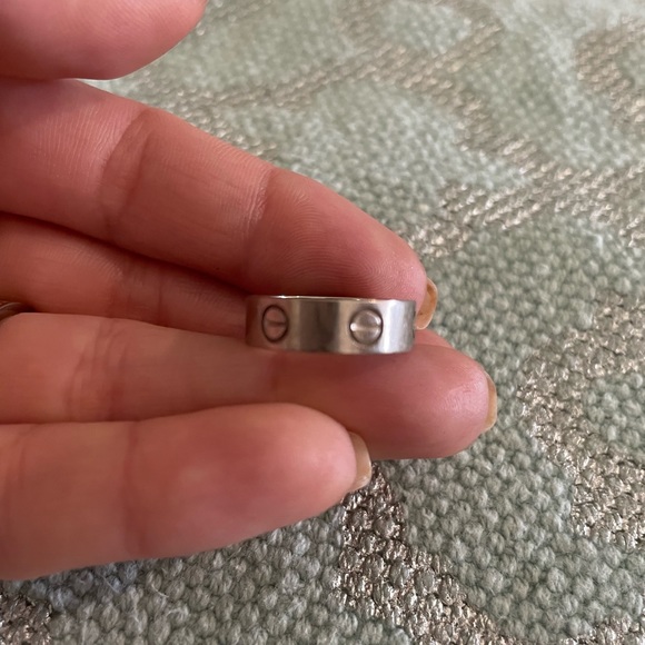 Cartier platinum Love ring - Picture 3 of 4